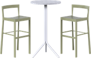 Baxter Poseidon Bar Table Package - 2 Stools